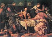 TINTORETTO, Jacopo The Supper at Emmaus ar oil painting picture wholesale
